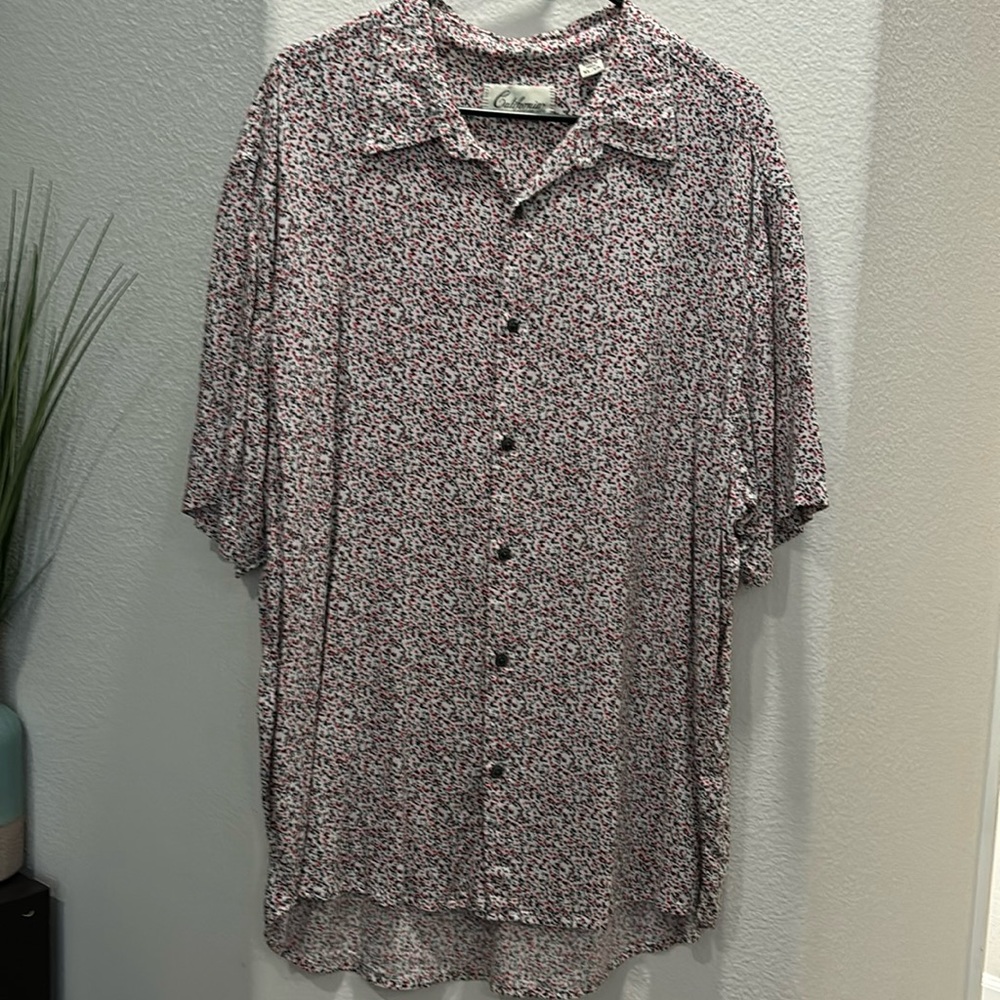Men’s Pattern Short Sleeve Button Down